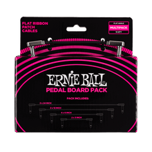 Load image into Gallery viewer, Ernie Ball Flat Ribbon Patch Cables Pedalboard Multi-Pack P06224