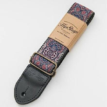 Load image into Gallery viewer, HipStrap - Kashmir Midnight Handmade Guitar and Bass Strap