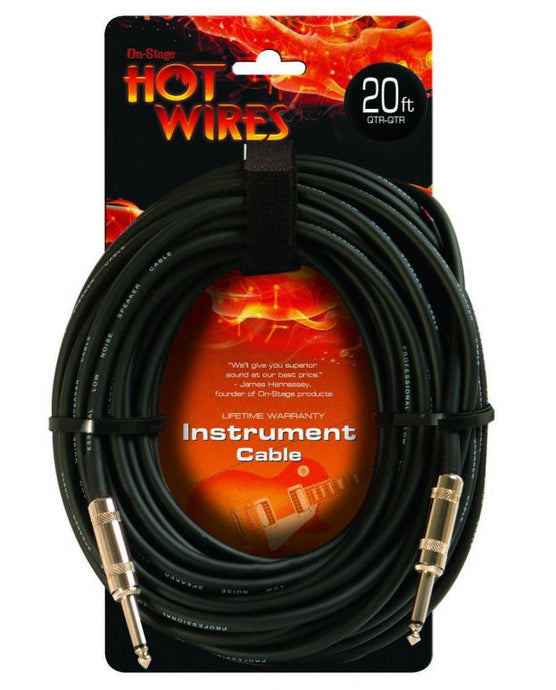 On-Stage Hot Wires Instrument Cable