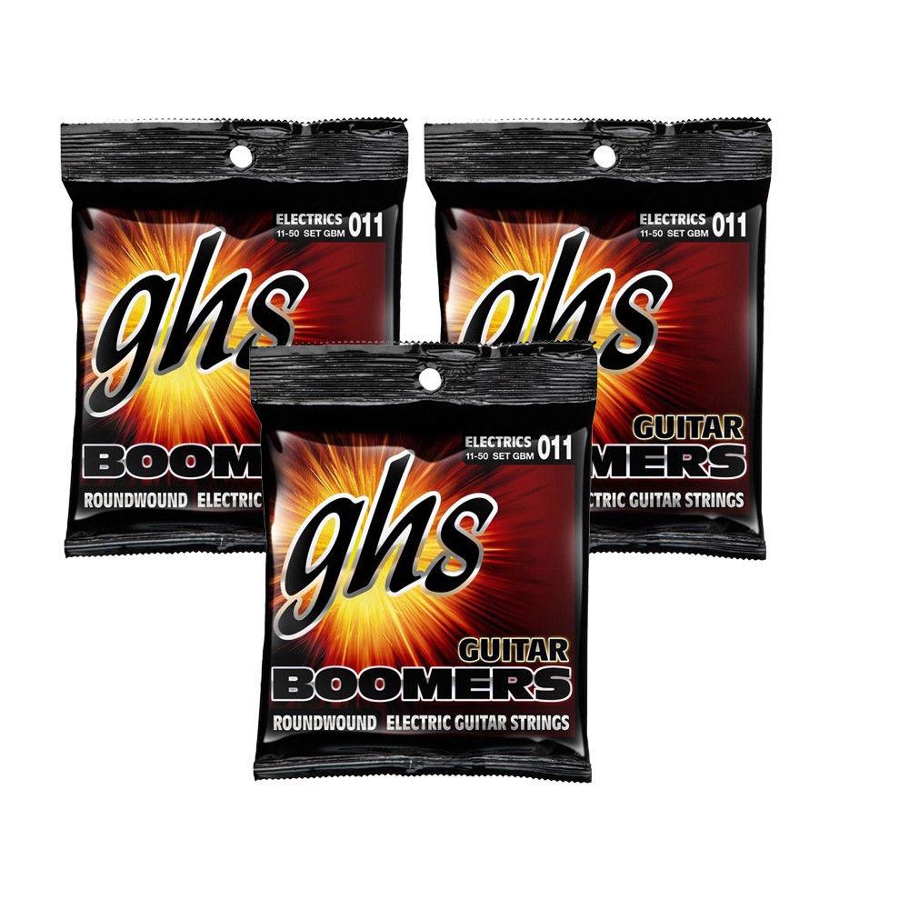 GHS Boomers Medium Strings 11-50 - 3 Pack