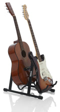Cargar imagen en el visor de la galería, Gator Frameworks Rok-It Universal Double A-Frame Guitar Stand - Tensolo Music Co.