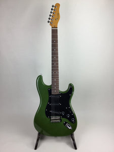 Atsah Guitars Model S Forest Green (w/ padded Atsah gig-bag)