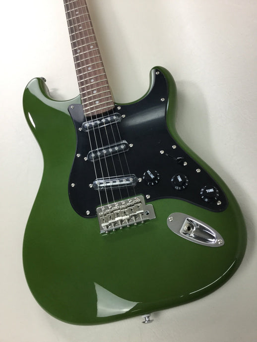 Atsah Guitars Model S Forest Green (w/ padded Atsah gig-bag)