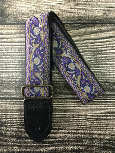 HipStrap Purple Heart Vintage Style Guitar Strap - Tensolo Music Co.
