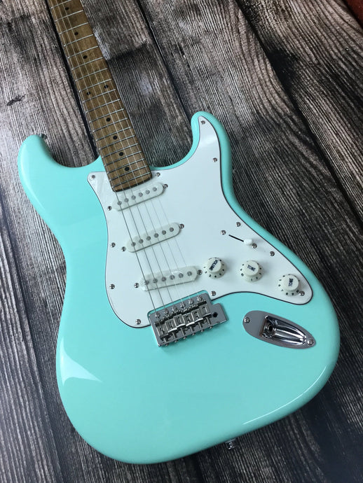 B-STOCK - Atsah Guitars Model S Surf Green (w/ padded Atsah gig-bag) - Tensolo Music Co.