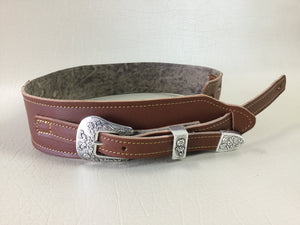 Long Hollow Leather - Pinnacle Series 2.5" Supple Milled Strap with Buckle Set