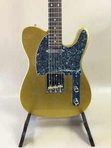 Atsah Guitars Model T Gold Metallic (w/ padded Atsah gig-bag)