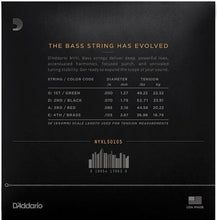 Load image into Gallery viewer, D&#39;Addario NYXL50105 Electric Bass Strings - Medium 50-105 Long Scale - Tensolo Music Co.
