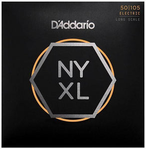 D'Addario NYXL50105 Electric Bass Strings - Medium 50-105 Long Scale - Tensolo Music Co.