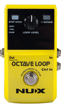Charger l&#39;image dans la galerie, NUX Octave Loop Looper Pedal with -1 Octave Effect