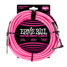 Load image into Gallery viewer, Ernie Ball 18&#39; Braided Straight/Angle Instrument Cable