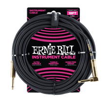 Charger l&#39;image dans la galerie, Ernie Ball 18&#39; Braided Straight/Angle Instrument Cable
