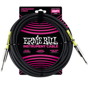 Ernie Ball Standard Instrument Cable - 20' Straight/Straight