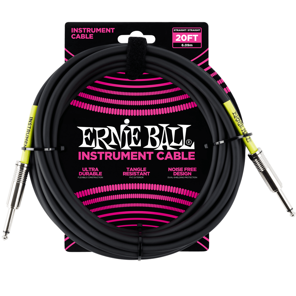 Ernie Ball Standard Instrument Cable - 20' Straight/Straight