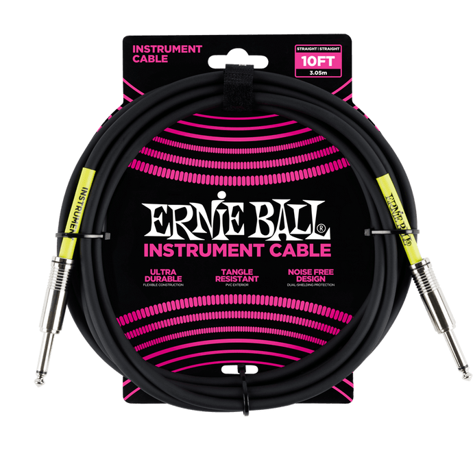 Ernie Ball Standard Instrument Cable - 10' Straight/Straight