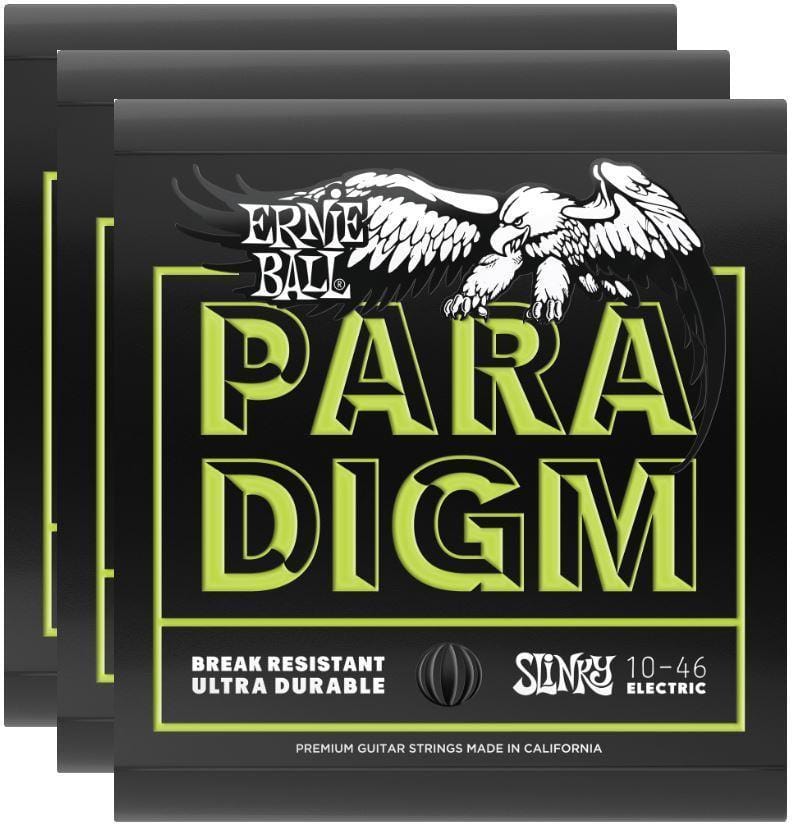 Ernie Ball Paradigm Regular Slinky Strings 10-46 - 3 Pack