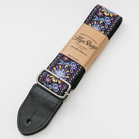 HipStrap Purple Haze Vintage Style Guitar Strap + Free Shipping