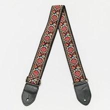 Charger l&#39;image dans la galerie, HipStrap Red Haze Vintage Style Guitar Strap - Tensolo Music Co.