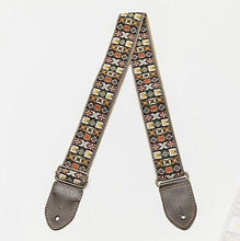 Load image into Gallery viewer, HipStrap Woodstock Brown Vintage Style Guitar Strap