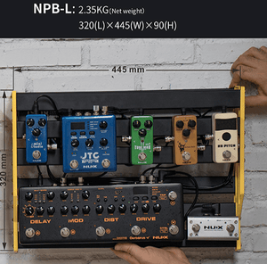 NUX Bumblebee NPB-L (Large 8 Bar) Pedalboard with Carry Bag