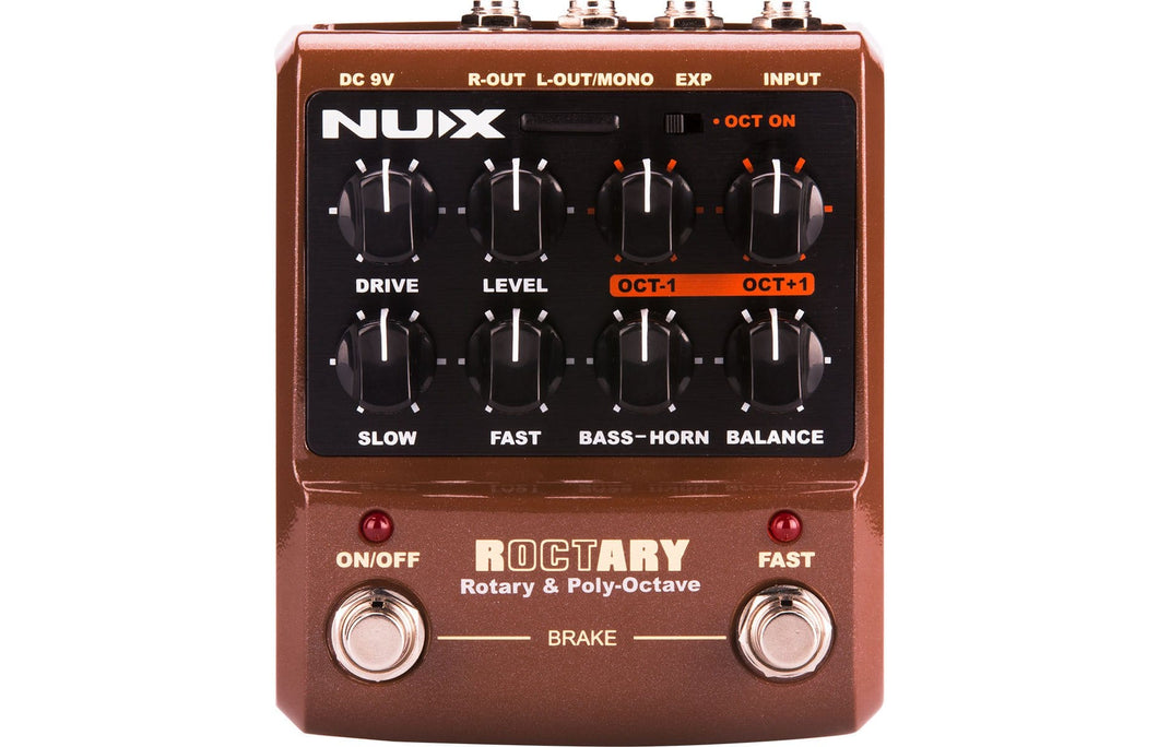 NUX ROCTARY Leslie Simulator & Polyphonic Octave Effects