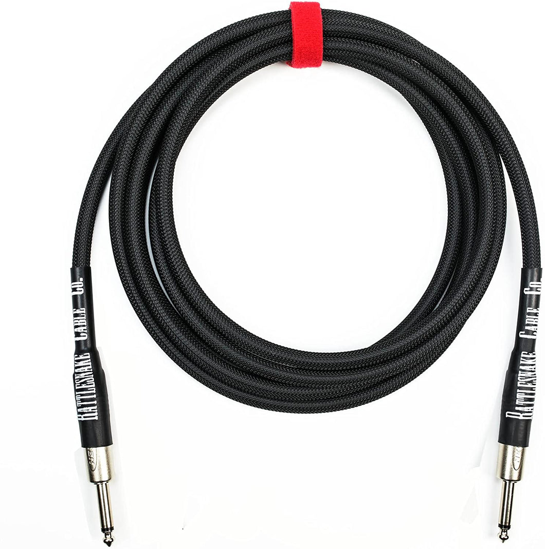 Rattlesnake Cable Co. - 10' Standard Instrument - Straight to Straight Plugs