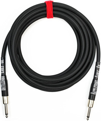 Rattlesnake Cable Co. - 15' Standard Instrument - Straight to Straight Plugs