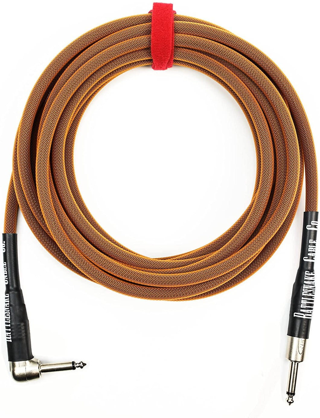 Rattlesnake Cable Co. - 20' Standard Instrument - Straight to Right Plugs